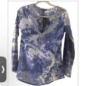 Chaudry Cotton Blouse NWT